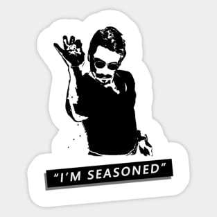 "I'm Seasoned" SaltBae - White Sticker